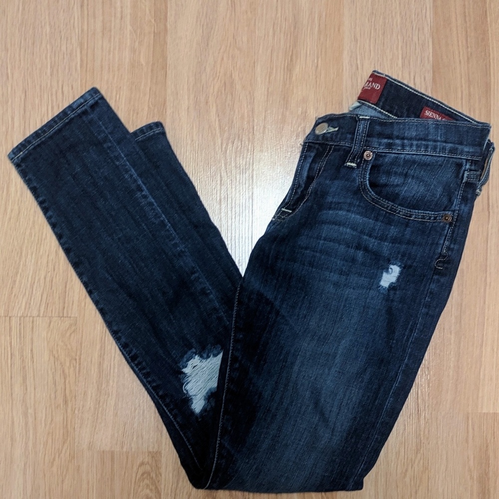 Lucky Brand Sienna Cigarette Distressed Je…